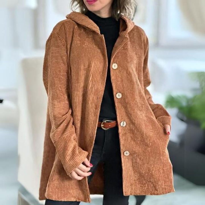 Callista | Elegant Ribbed Jacket