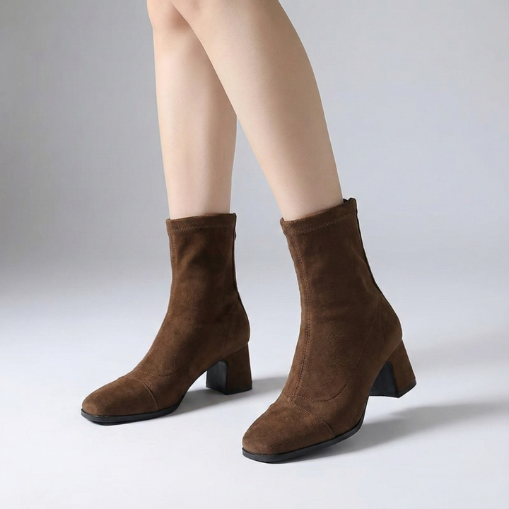 Lenora | Elegant Mid-Heel Boots