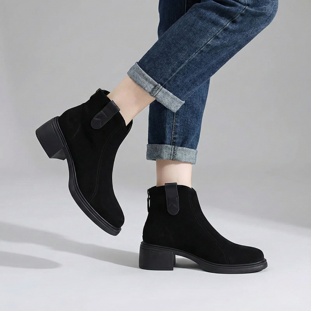 Nora | Elegant Suede Ankle Boots