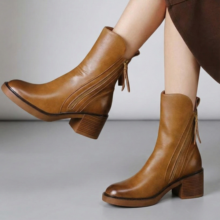Sarah | Elegant Leather Boots