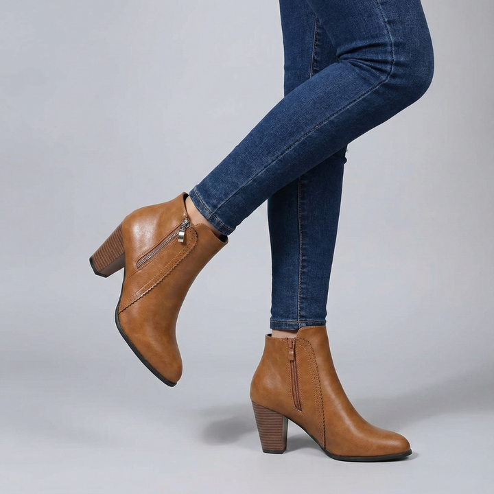 Caroline | Elegant Heeled Boots