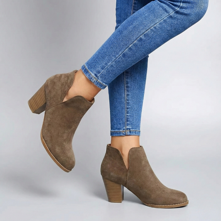 Hailey | Block Heel Ankle Boots