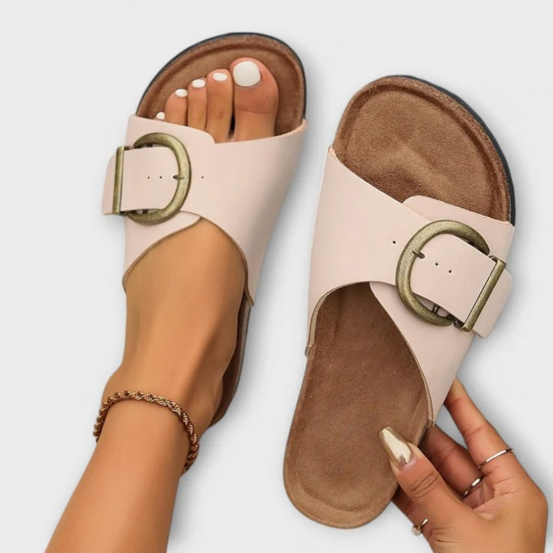 Amber | Orthopedic Sandals (Black)