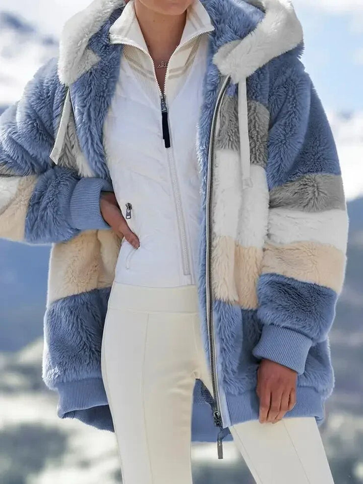 Alex | Winter Jacket with Hood and Zipper
