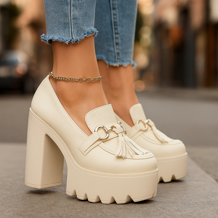 Helen | Elegant Platform Loafers