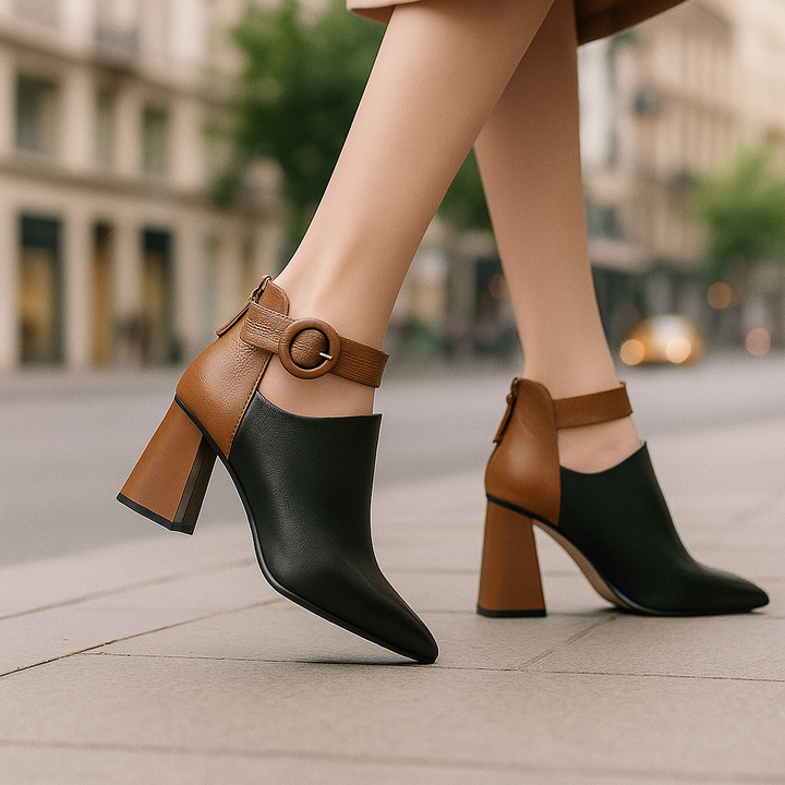Lydia | Elegant Heeled Ankle Boots
