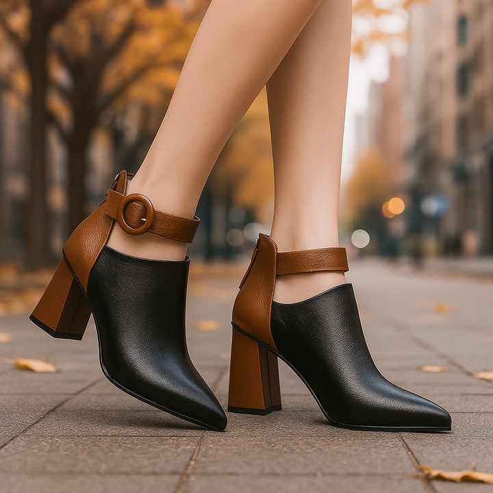 Lydia | Elegant Heeled Ankle Boots