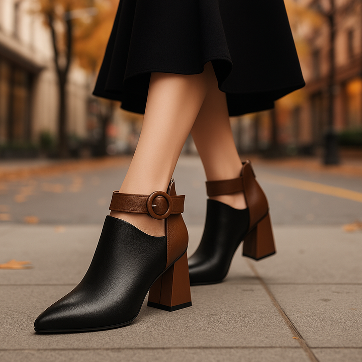 Lydia | Elegant Heeled Ankle Boots