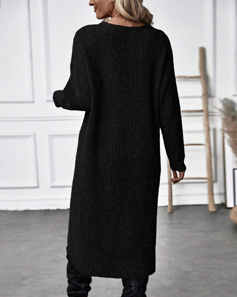 Iggy | Stylish Cotton Blend Sweater Dress