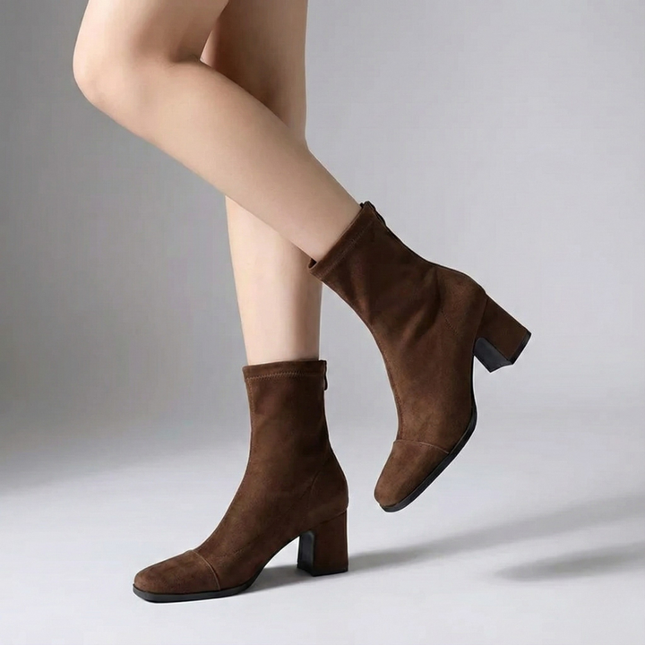 Lenora | Elegant Mid-Heel Boots