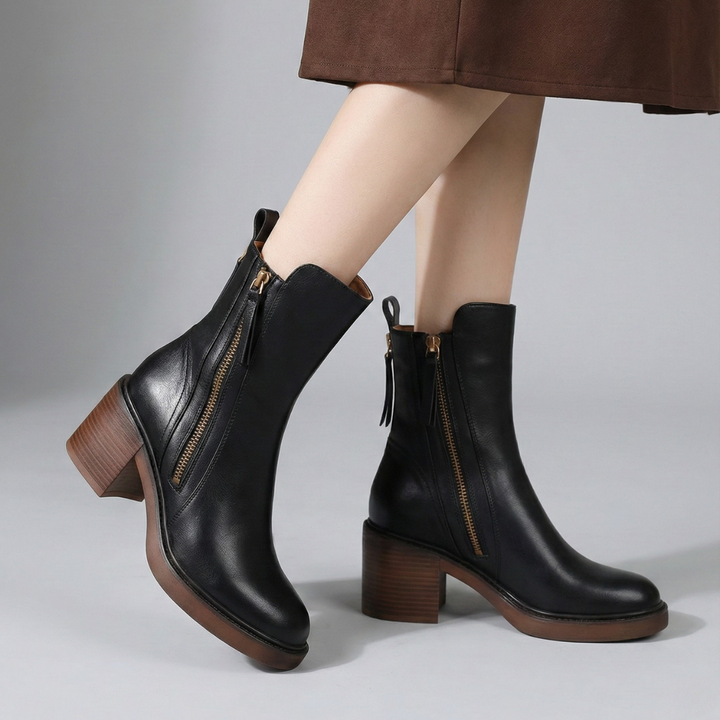 Sarah | Elegant Leather Boots