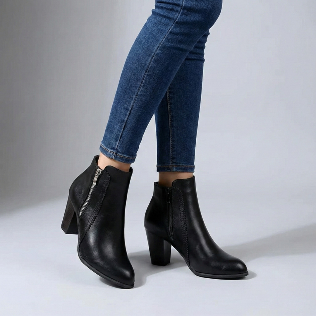 Caroline | Elegant Heeled Boots