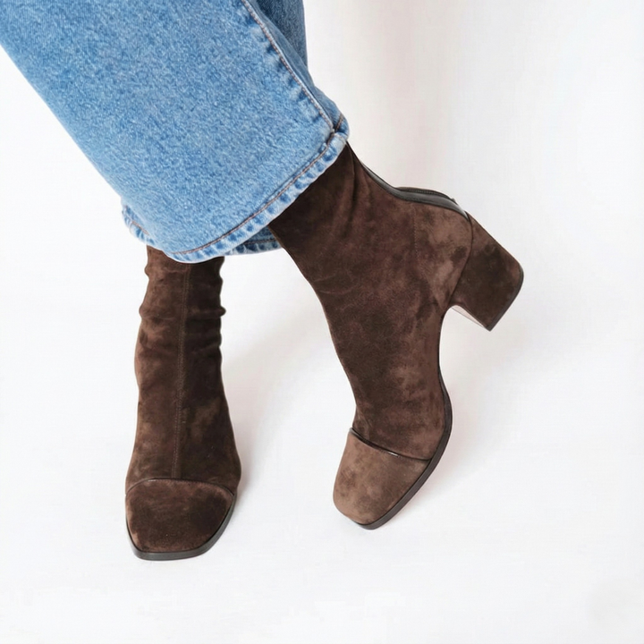 Lily | Elegant Suede Ankle Boots