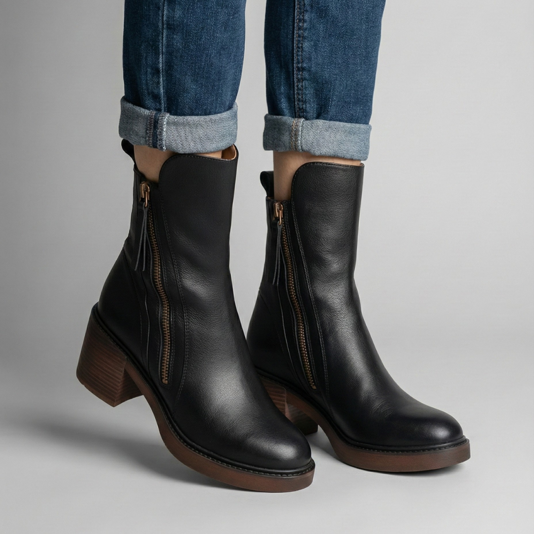 Sarah | Elegant Leather Boots