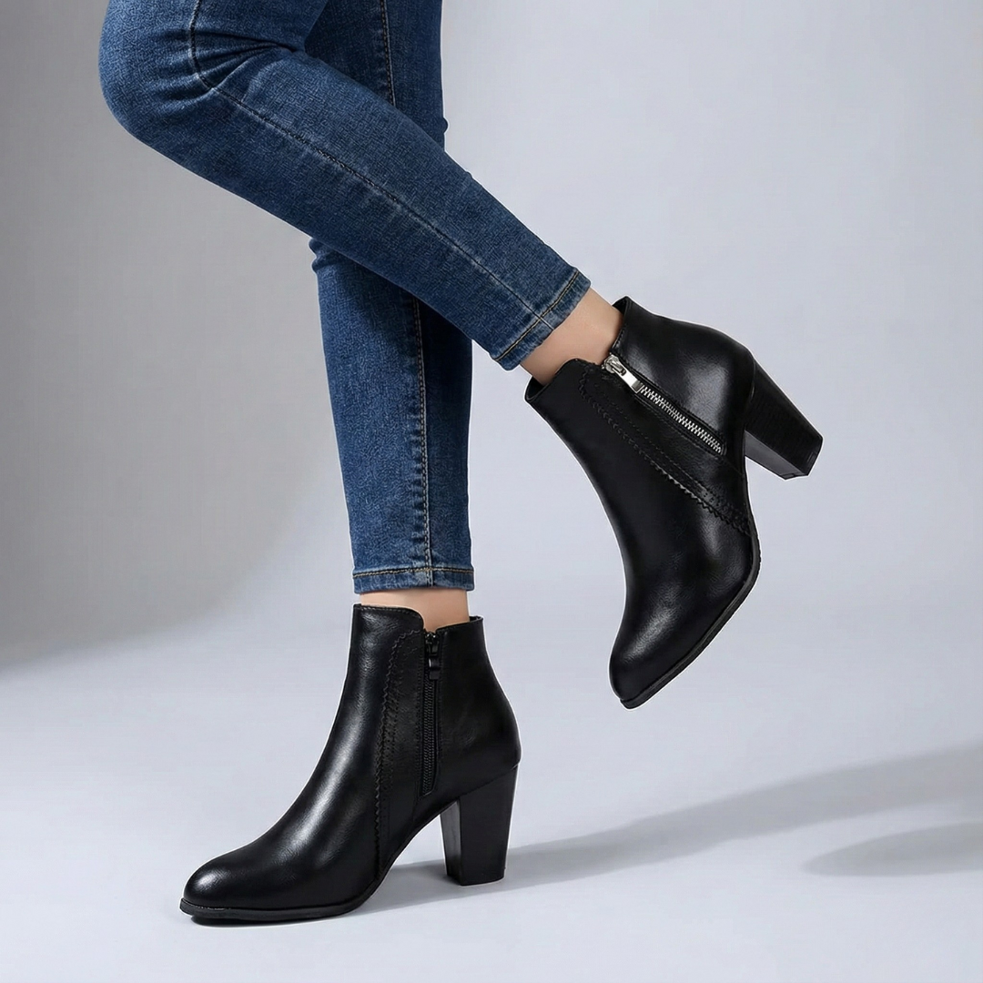 Caroline | Elegant Heeled Boots