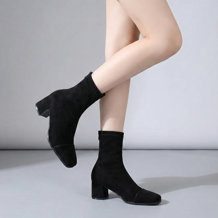Lenora | Elegant Mid-Heel Boots