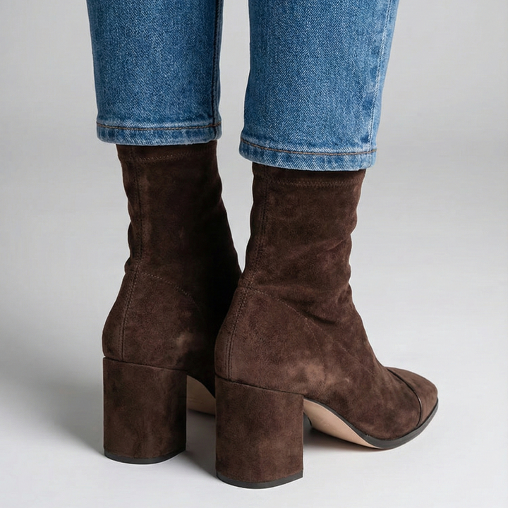 Lily | Elegant Suede Ankle Boots