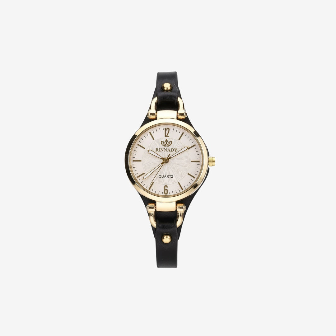 Refined Leather Rinnady Strap Watch