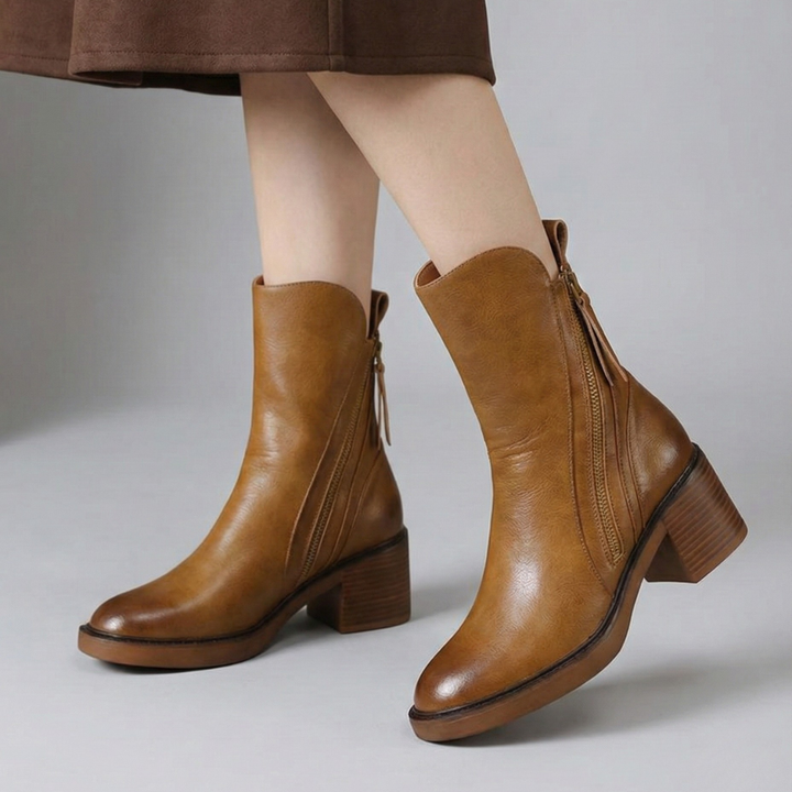 Sarah | Elegant Leather Boots