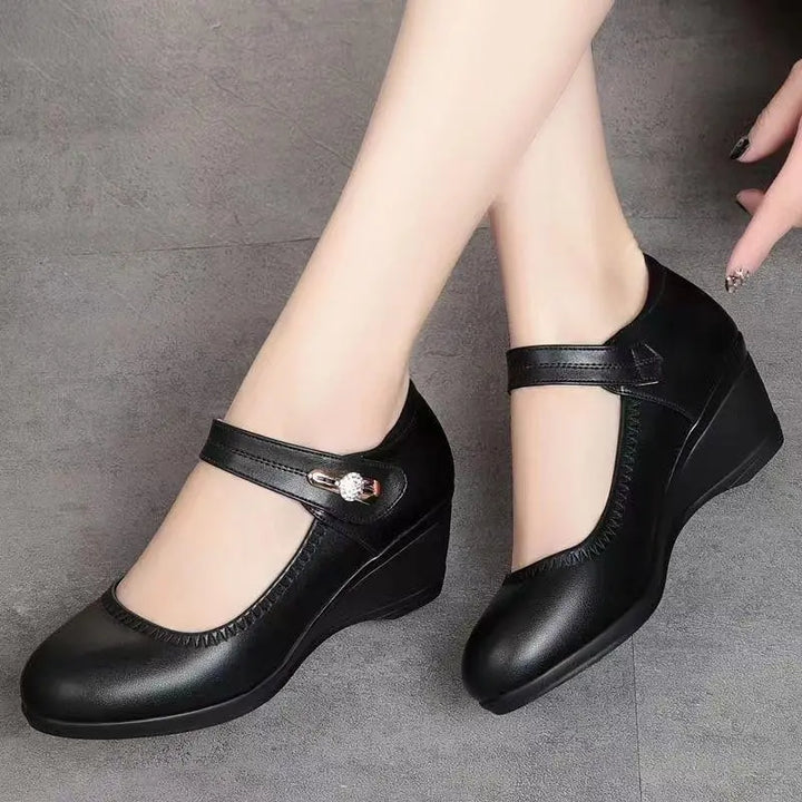 Evelyn | Elegant Comfort Wedge Shoes