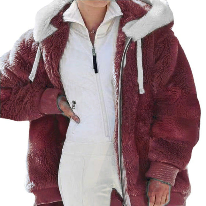Alex | Winter Jacket with Hood and Zipper