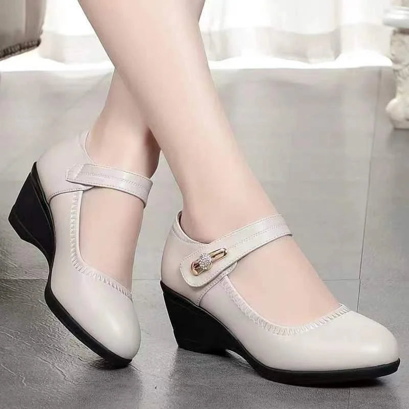 Evelyn | Elegant Comfort Wedge Shoes