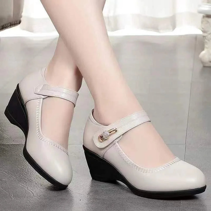 Evelyn | Elegant Comfort Wedge Shoes