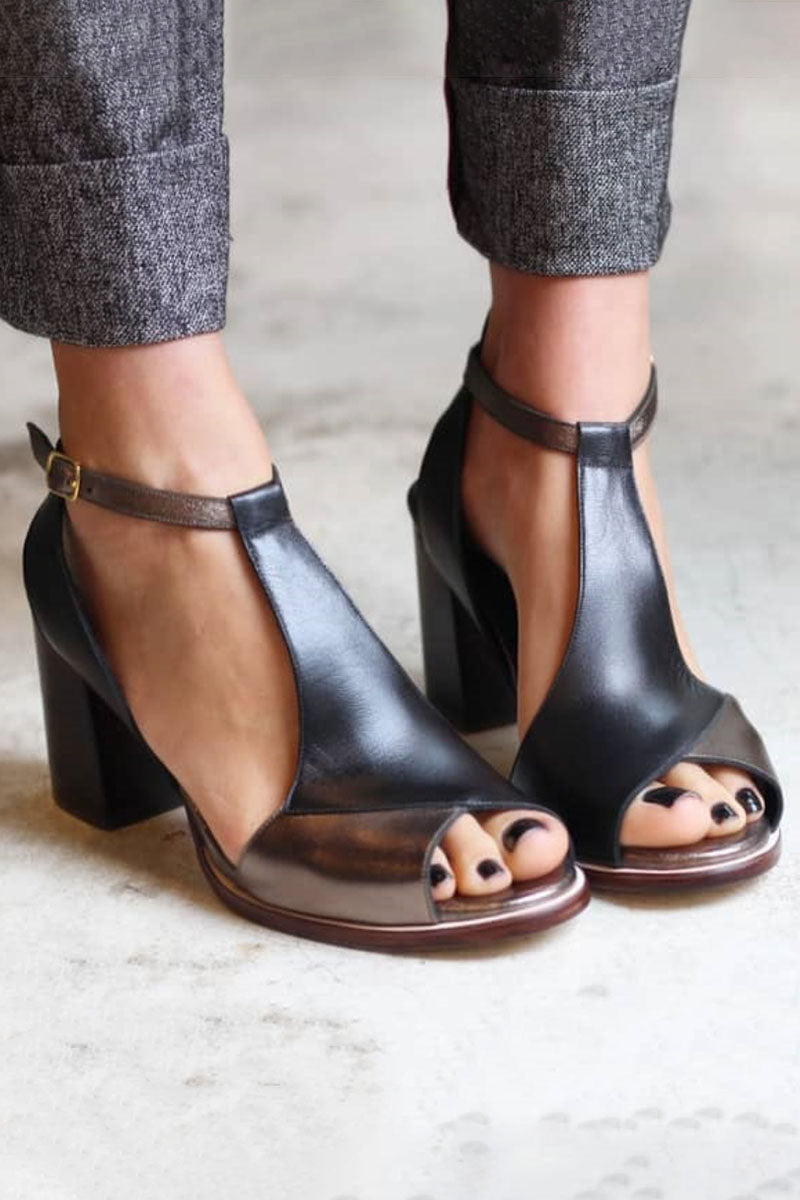 Zora | Elegant Block Heel Sandals