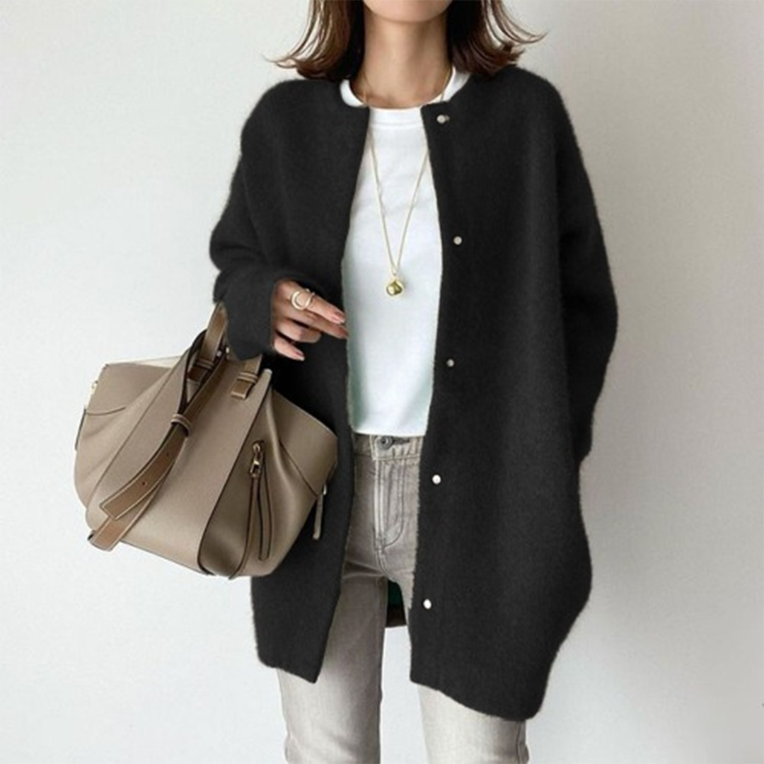 Habibi | Elegant Suede Cardigan