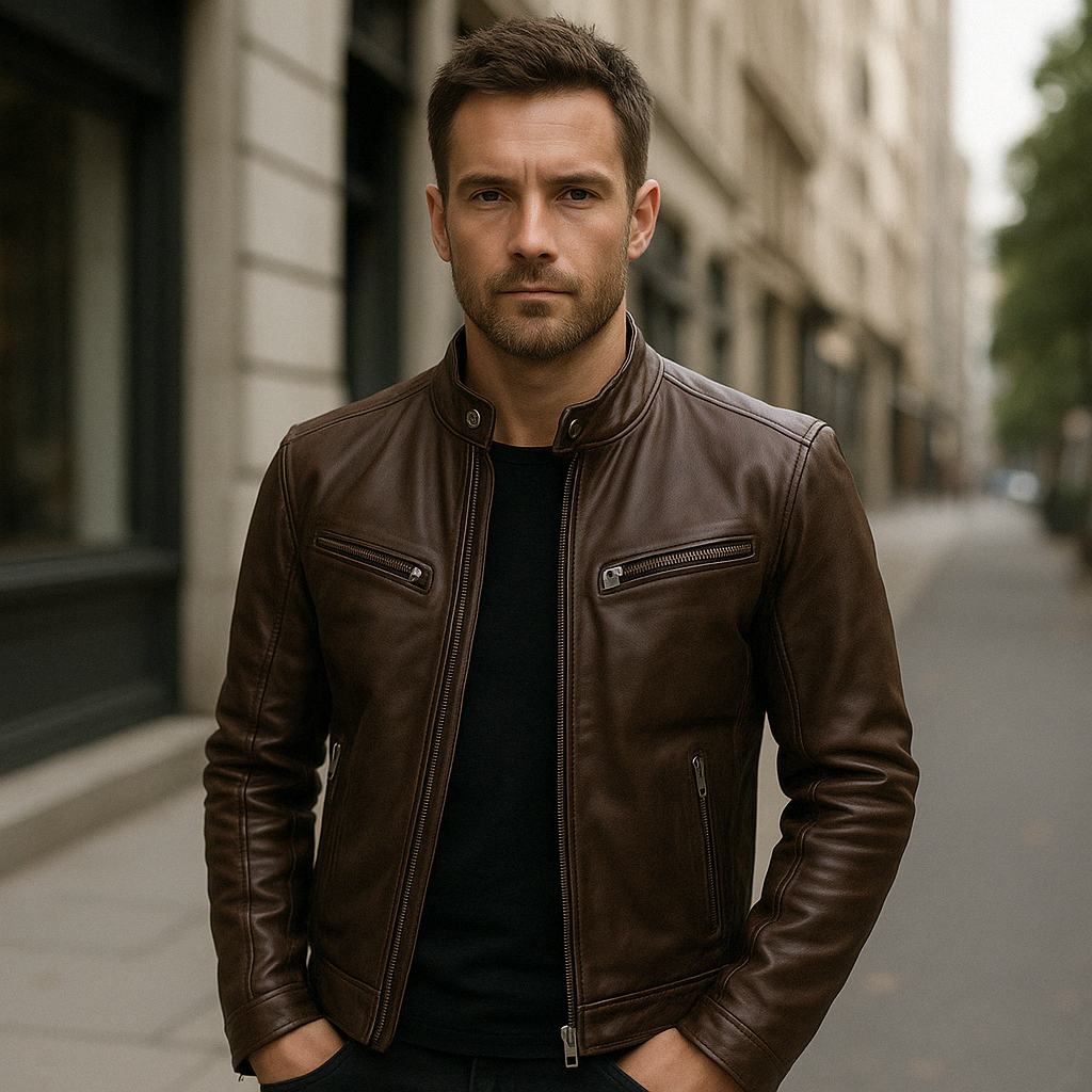 Colin - Classic Leather Jacket