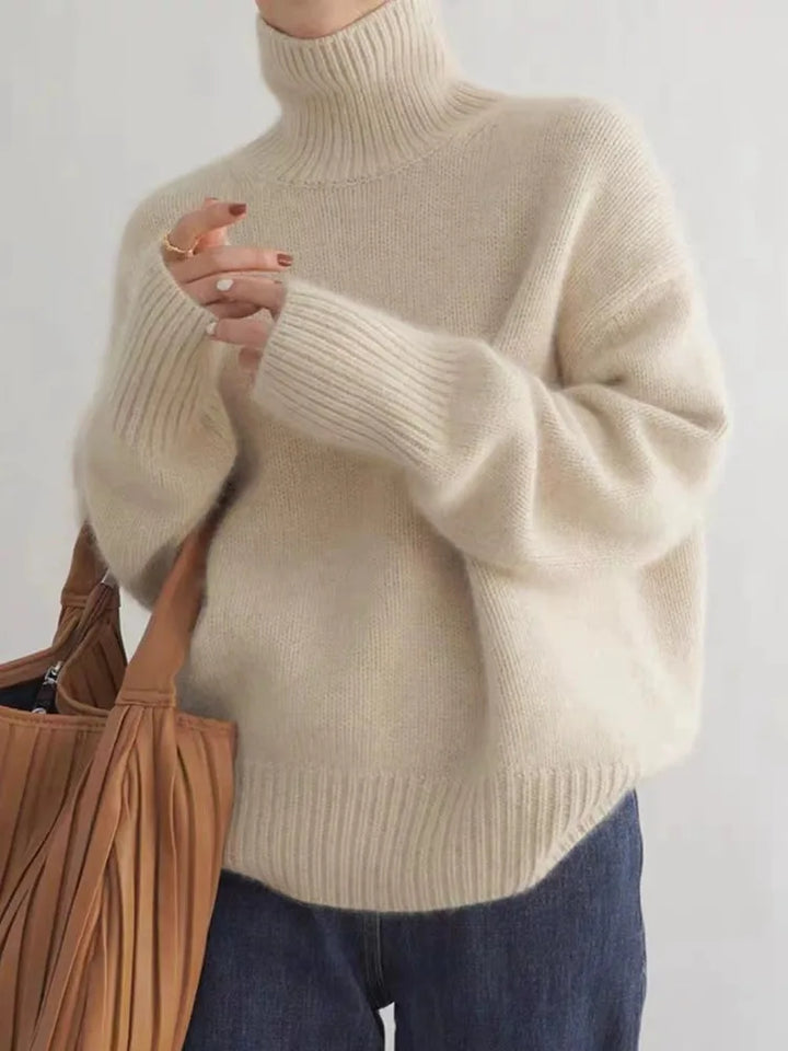 Monika | High Neck Cashmere Jumper
