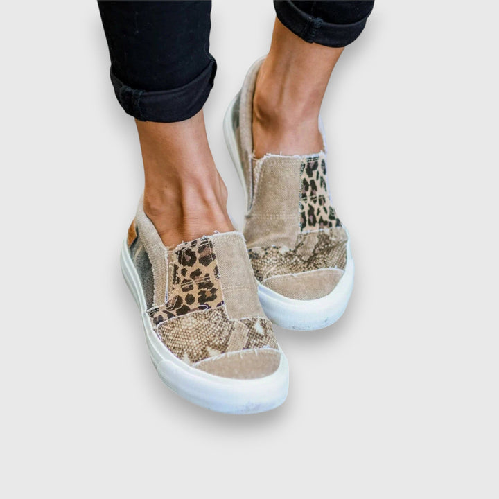 Noemi | Vintage Look Slip-On Sneakers