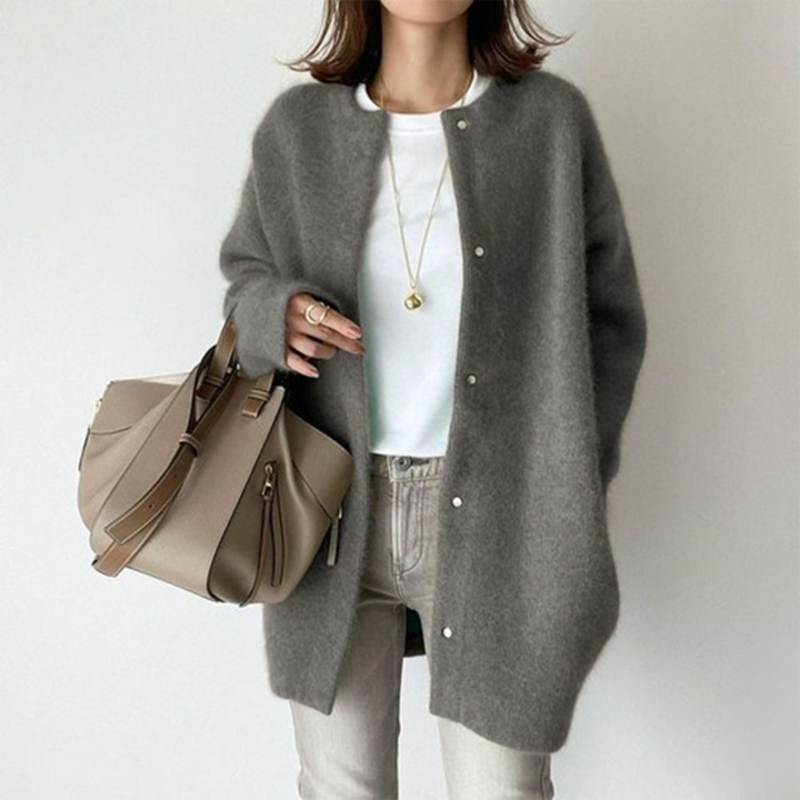 Habibi | Elegant Suede Cardigan