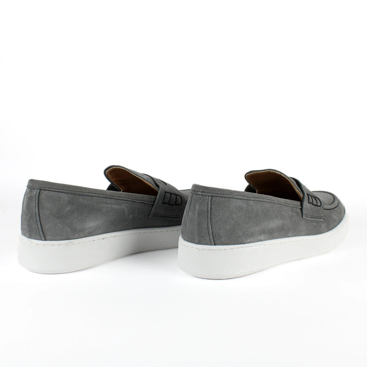Mocassini Capri in Camoscio Grigio