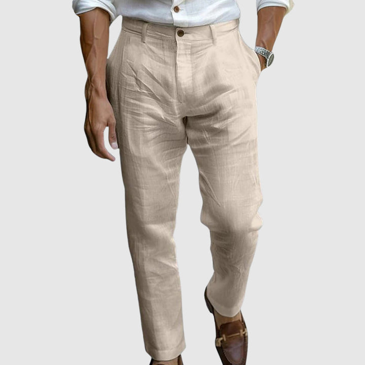 Leonard | Elegant Linen Trousers