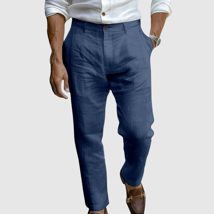 Leonard | Elegant Linen Trousers