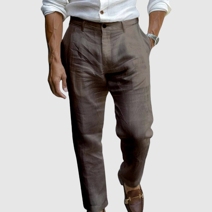 Leonard | Elegant Linen Trousers
