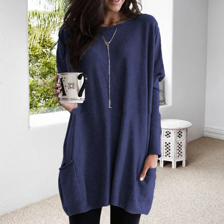 Elle | Long Shirt-Dress with Pockets