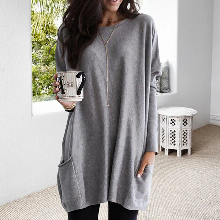 Elle | Long Shirt-Dress with Pockets