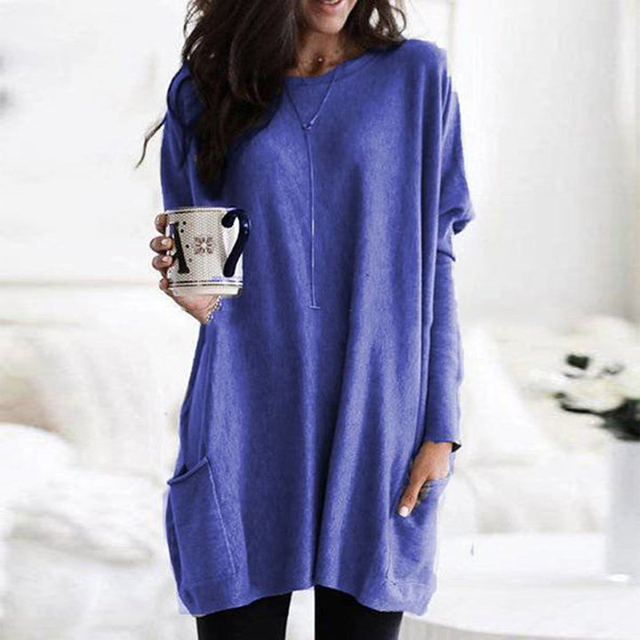 Elle | Long Shirt-Dress with Pockets