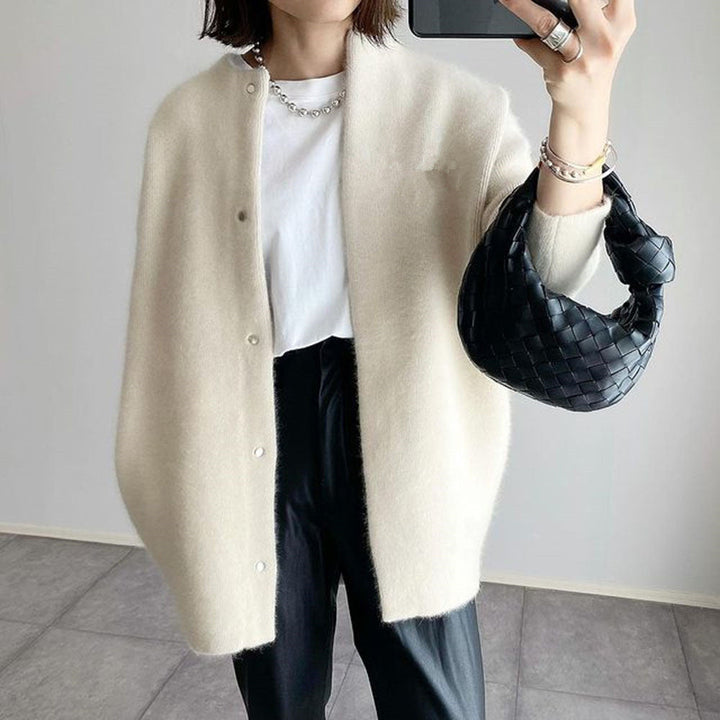 Habibi | Elegant Suede Cardigan