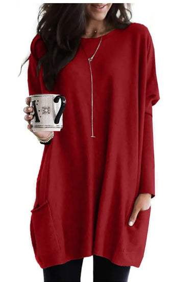 Elle | Long Shirt-Dress with Pockets