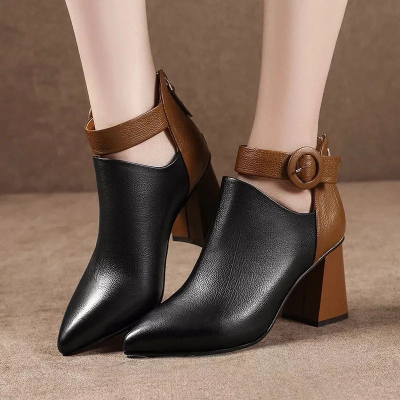 Lydia | Elegant Heeled Ankle Boots