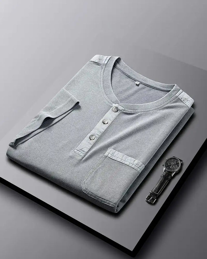 Dionos Waffle Knit Henley