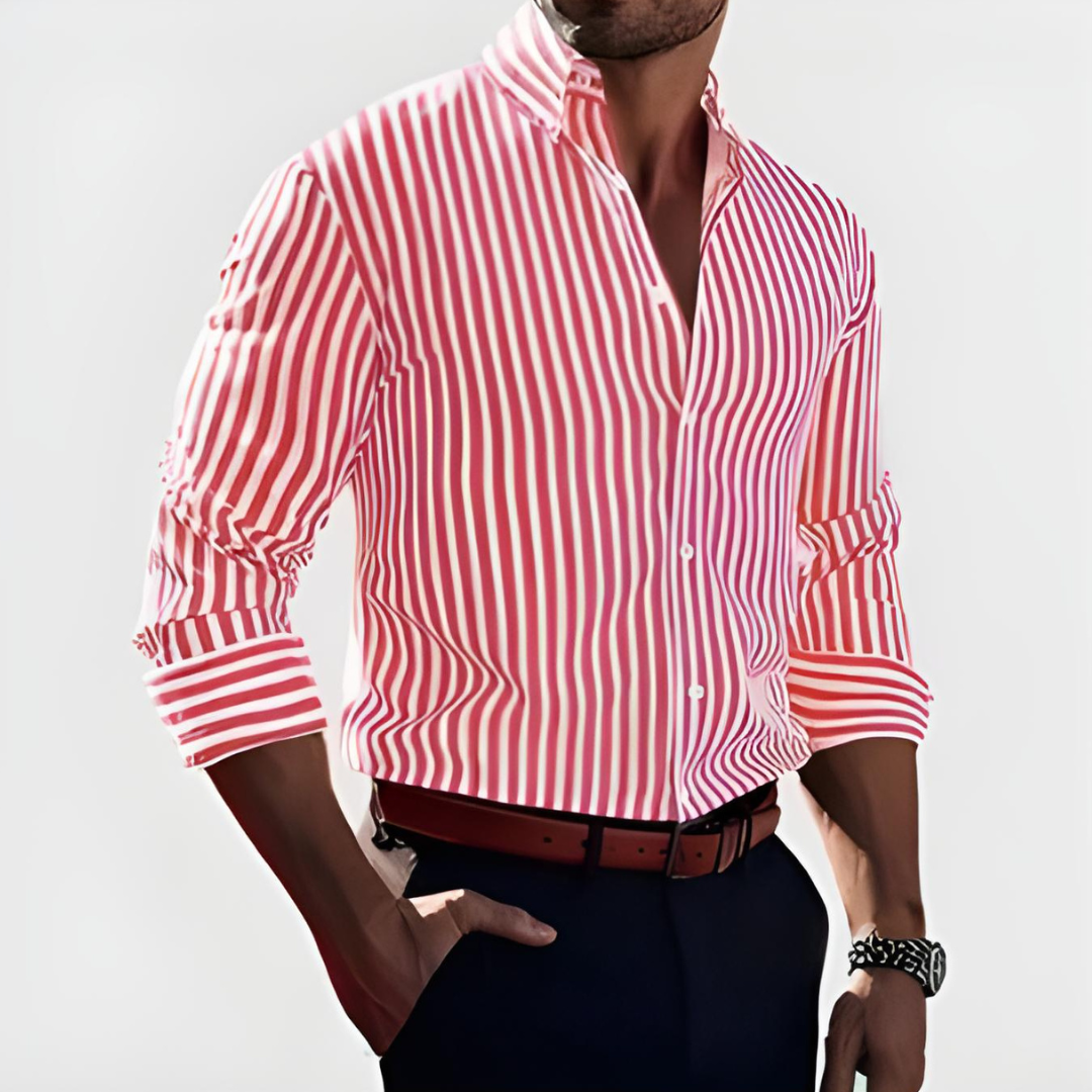 Julian | Premium Striped Shirt
