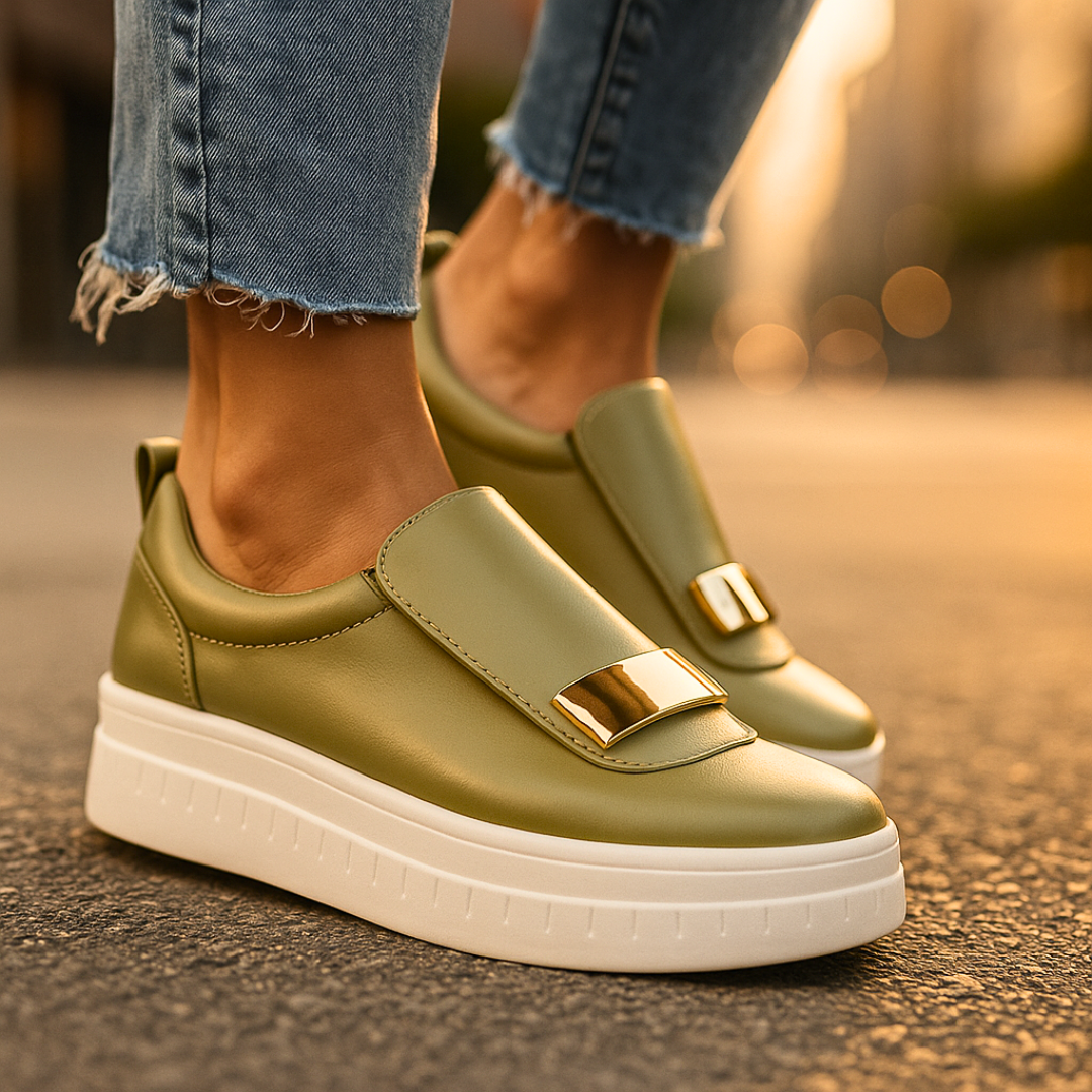 Emily | Elegant Platform Sneaker