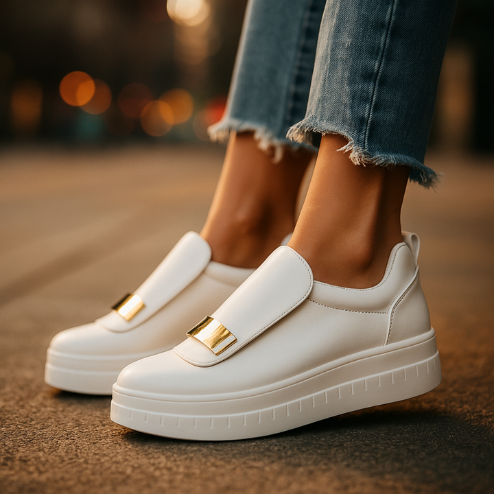 Emily | Elegant Platform Sneaker
