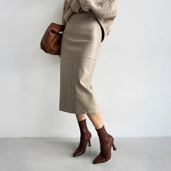 Eva | Elegant Leather Skirt