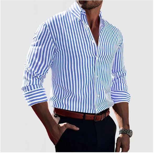 Julian | Premium Striped Shirt