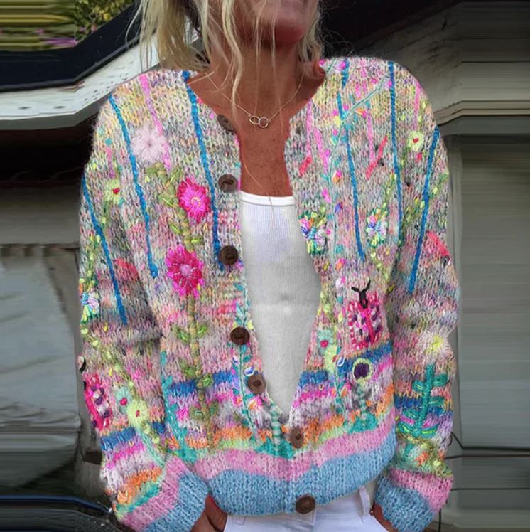 Zandra | Elegant Sweater with Print